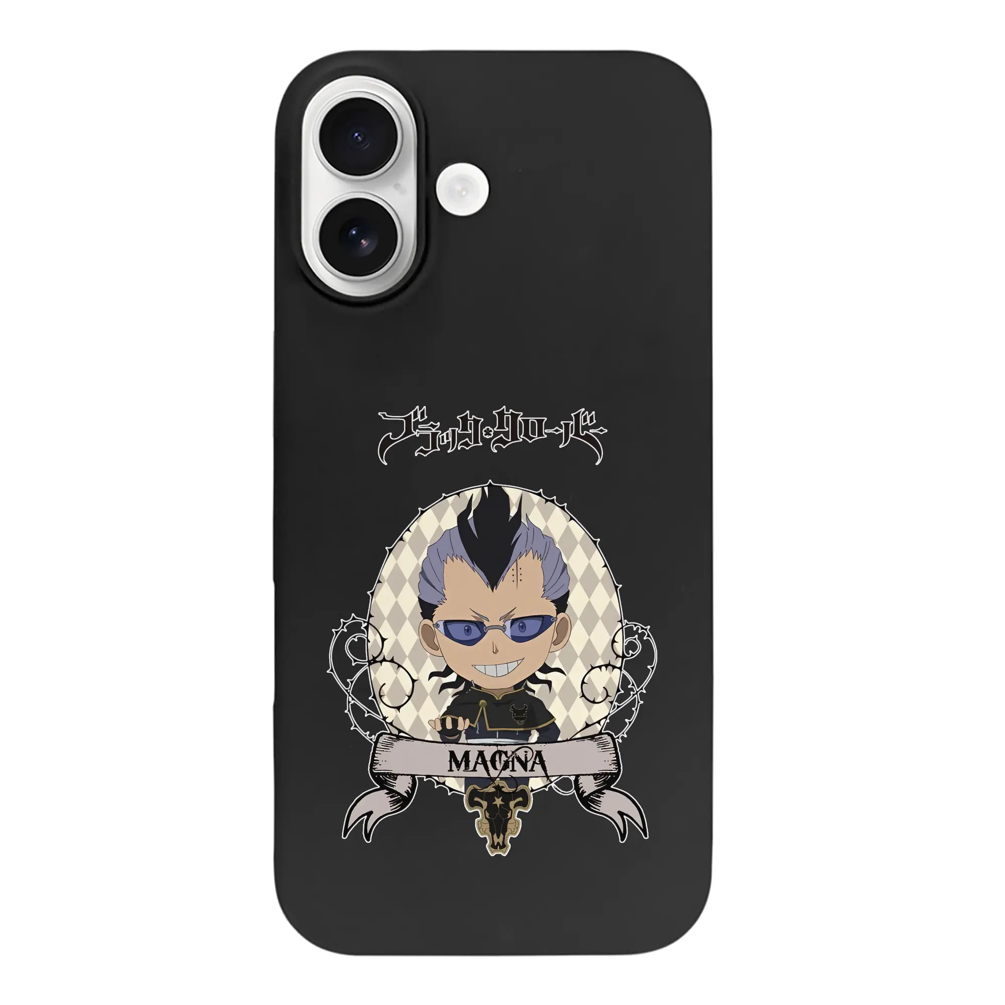 ブラッククローバー グッズ マグナ・スウィング - iPhone 17 シリーズ シリコンケース 薄型 耐衝撃 指紋防止 ソフトタッチカバー 精密フィット 傷防止 保護ケース iPhone 17/17 Air/17 Pro/17 Pro Max 対応